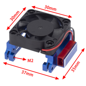 ESC Cooling Fan and Heat Sink Compatible with Traxxas Slash 4x4 / 2WD