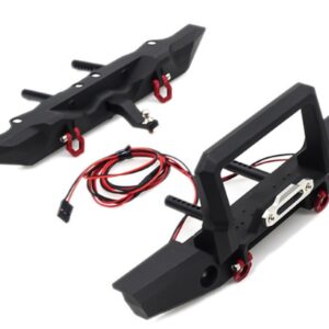 1/10 RC Crawler Metal Front and Rear Bumper Set