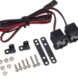 1/10 RC Crawler Square 5050 LED Bumper Light 1-to-2