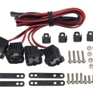 1/10 RC Crawler Square 5050 LED Bumper Light 1-to-4