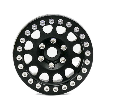 2.2 Inch Aluminum Beadlock Wheel for TRX-4 SCX10 D90 - Silver