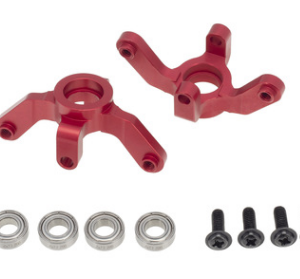 1/10 Redcat Blackout XTE XBE SC Steering Knuckle Set - Red
