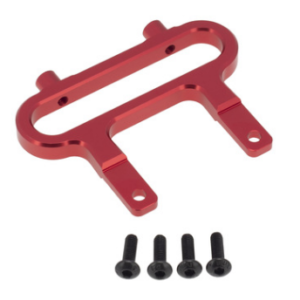 1/10 Redcat Blackout XTE XBE SC Front Bumper Mount - Red