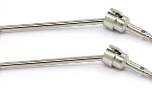 Metal CVD Drive Shaft and Wheel Axle Set Compatible with WLtoys 104001