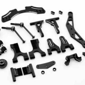 Full Metal Steering and Suspension Upgrade Kit Compatible with Sakura D5 #SKD5-S11BK