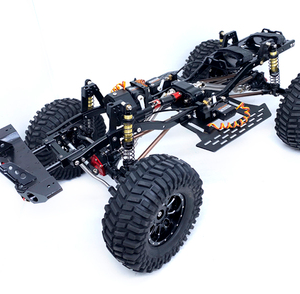 All-Metal 313mm Two-Speed Differential Lock Crawler Chassis Frame Kit for SCX10-Compatible Models