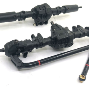 1/10 Crawler Straight Axle Differential Axle Kit Compatible with SCX10 90046 / 90047