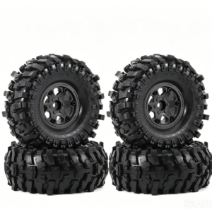 1/10 RC Crawler Tire and Wheel Set R155 for SCX10 / TRX-4 Compatible Models