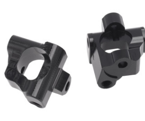 C Hub Aluminum Upgrade Part Compatible with Losi 1/18 Mini-T 2.0 2WD - Black