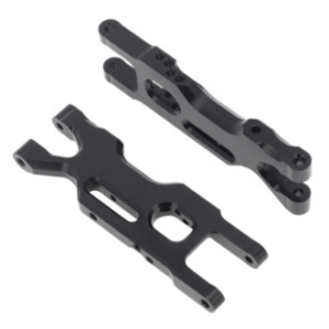 Rear Suspension Arm Aluminum Upgrade Part Compatible with Losi 1/18 Mini-T 2.0 2WD - Black