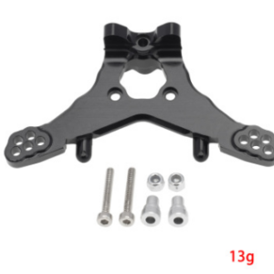 Rear Shock Tower Aluminum Upgrade Part Compatible with Losi 1/18 Mini-T 2.0 2WD - Black