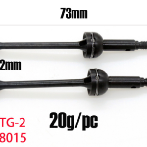 Front CVD Drive Shaft Set Compatible with LC Racing PTG-2 Rally