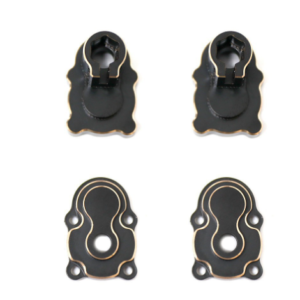 Brass Rear Axle Housing and Cover Set Compatible with FMS FCX24