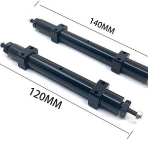 Metal Rear Trailer Axle Compatible with Tamiya 1/14 Trailer Truck