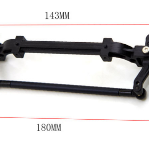 Metal Front Steering Axle Compatible with Tamiya 1/14 Tractor Truck