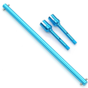 Aluminum Center Shaft and Shaft Cup Set Compatible with Tamiya TT-02