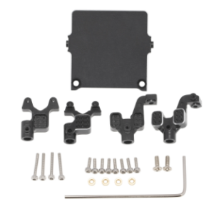 Aluminum Front and Rear Shock Tower with Receiver Mount Compatible with SCX24