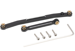 Aluminum Steering Link Rod Set Compatible with SCX24