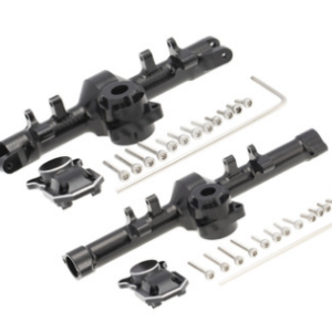 CNC Aluminum Front and Rear Axle Housing Set Compatible with SCX24