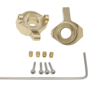 Brass Steering Knuckle Weight Set Compatible with SCX24