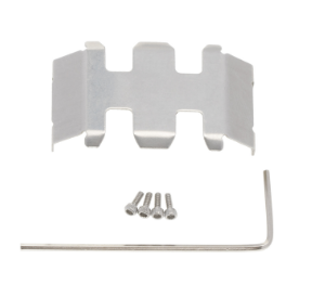 Stainless Steel Chassis Skid Plate Compatible with SCX24