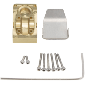 Brass Axle Cover Weight with Guard Plate Compatible with SCX24