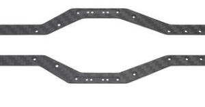 Carbon Fiber Chassis Rail Set Compatible with SCX24