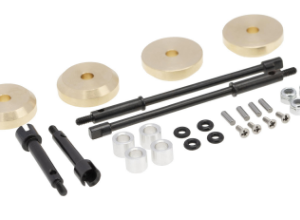 Brass Wheel Axle Weight Set 4mm Compatible with SCX24