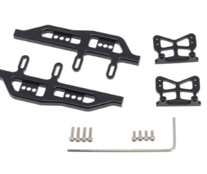 Aluminum Side Step Rock Slider Set Compatible with SCX24