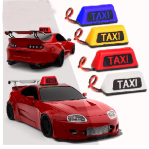 Taxi Roof Light for 1/10 and 1/8 RC Cars R160