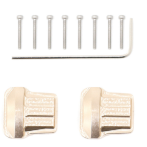 Brass Axle Cover Weight Set Compatible with Traxxas TRX-4M