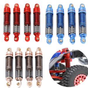Aluminum Oil Shock Absorber Set Compatible with Traxxas TRX-4M